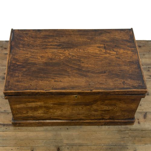 fig 2. Antique Elm Trunk or Blanket Box