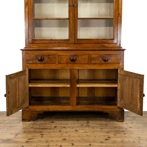 fig 1. Georgian Antique Oak Dresser with Glazed Top