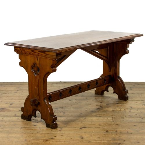 Antique Pitch Pine Altar Table