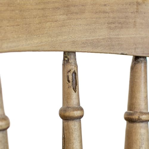 fig 1. Pine Kitchen Table With Four Spindle Back Chairs