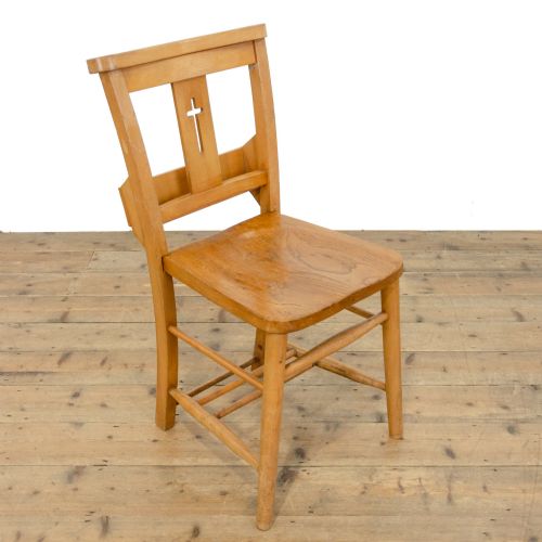 fig 1. Set of Four Antique Chapel Chairs