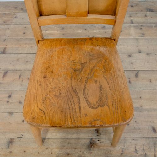 fig 2. Set of Four Antique Chapel Chairs