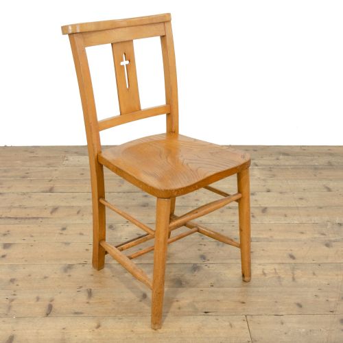 fig 1. Set of Four Antique Chapel Chairs
