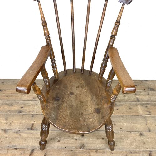 fig 1. Antique Ash and Elm Farmhouse Armchair