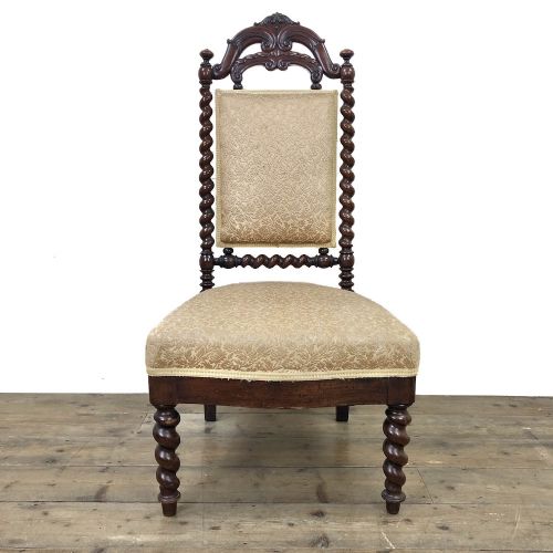 Antique Victorian Barley Twist Side Chair