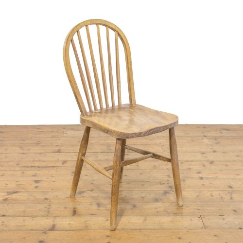 fig 1. Set of Eight Antique Pine Kitchen Chairs