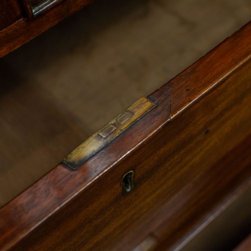 fig 2. Early 19th Century Antique Mahogany Chest of Drawers