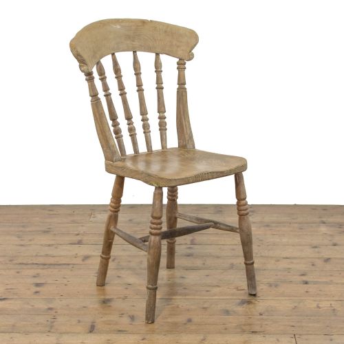 fig 1. Set of Four Antique Pine Kitchen Chairs