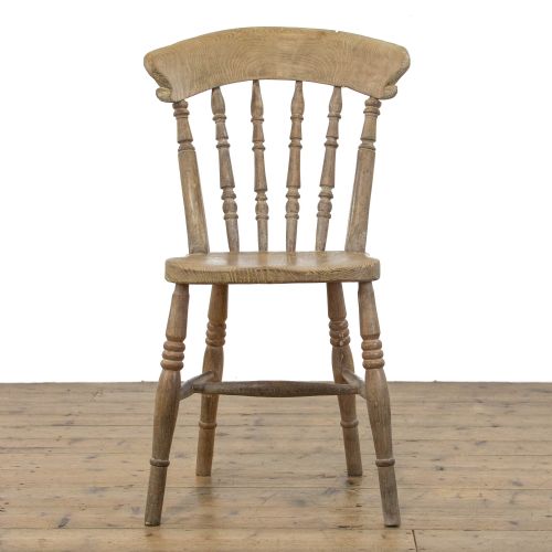 fig 2. Set of Four Antique Pine Kitchen Chairs