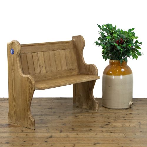 Small Antique Pine Pew
