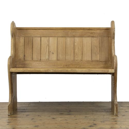 fig 2. Small Antique Pine Pew