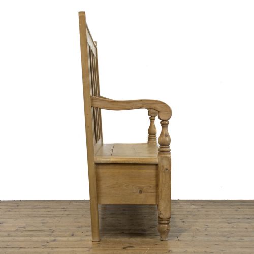 fig 2. Antique Pembrokeshire Pine Settle