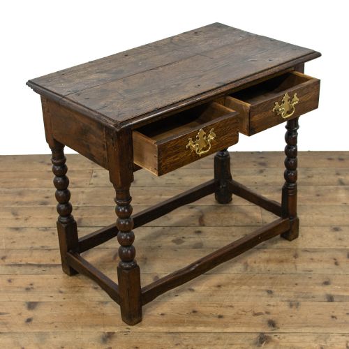 fig 2. Antique Oak Side Table