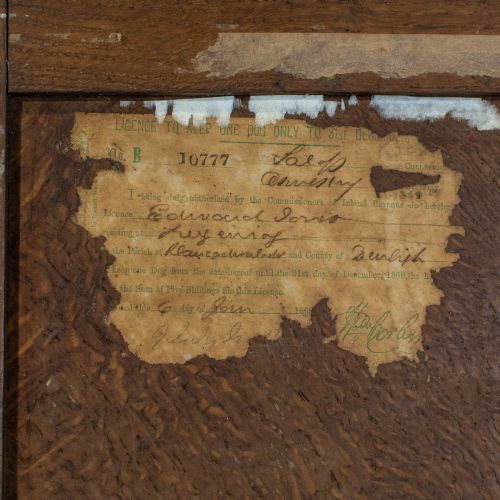 19TH CENTURY ANTIQUE OAK HOUSEKEEPERS CUPBOARD - ADDITIONAL PHOTO 2