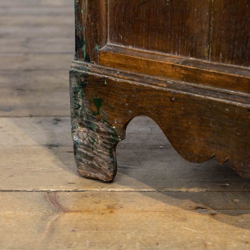19TH CENTURY ANTIQUE OAK HOUSEKEEPERS CUPBOARD - ADDITIONAL PHOTO 11