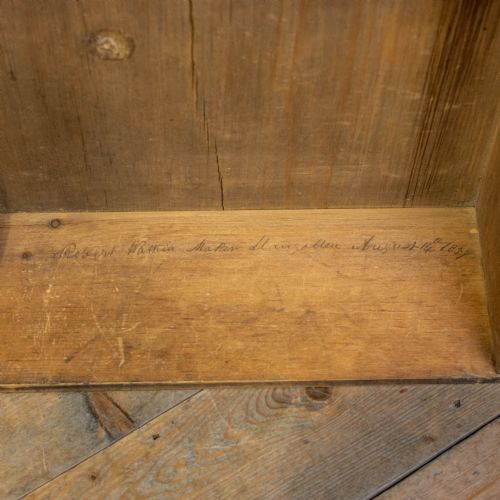 19TH CENTURY ANTIQUE OAK HOUSEKEEPERS CUPBOARD - ADDITIONAL PHOTO 14