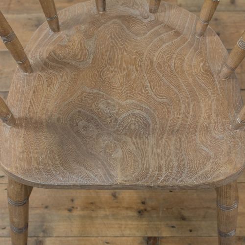 fig 1. Pair of Antique Pine Captain’s Chairs