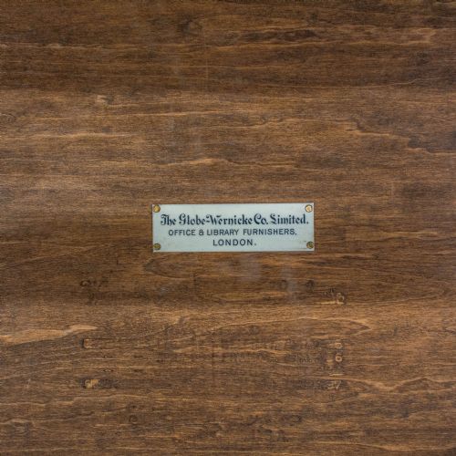 fig 1. Globe Wernicke Antique Oak Bookcase