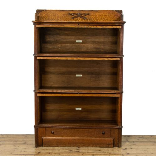 fig 2. Globe Wernicke Antique Oak Bookcase