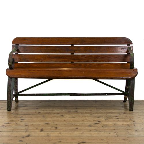 fig 1. Antique Ferry Steamer Boat Bench