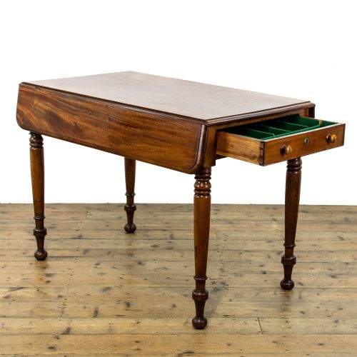 fig 1. Victorian Antique Mahogany Pembroke Table