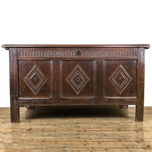 Antique 18th Century Oak Coffer