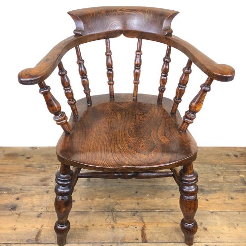 fig 1. 19th Century Smoker’s Bow Chair or Captain’s Armchair