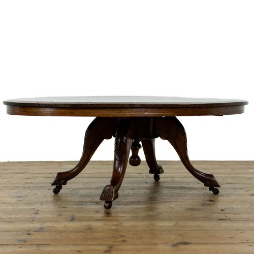 fig 1. Antique Mahogany Inlay Coffee Table