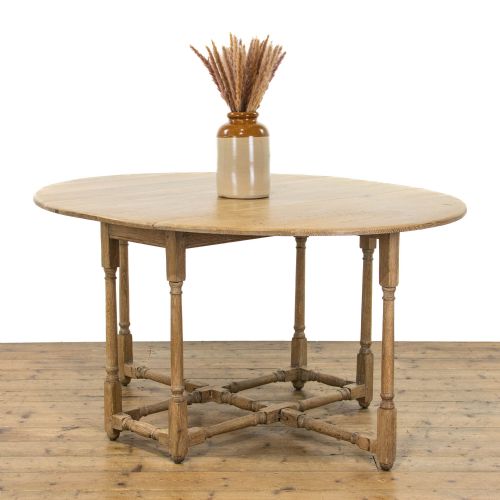 Antique Light Oak Gateleg Table