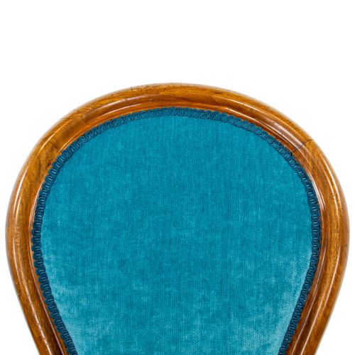 fig 2. Antique Balloon Back Upholstered Chair
