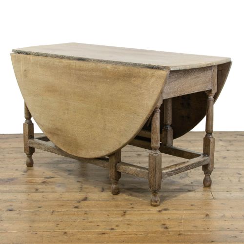 Antique Light Oak Gateleg Table