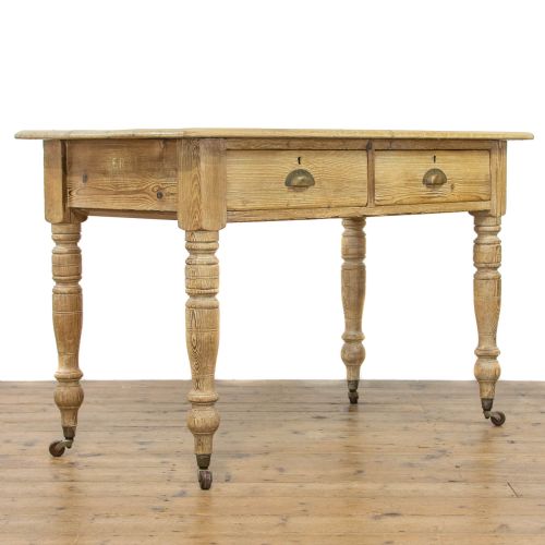 fig 2. Edwardian Antique Pine Writing Table