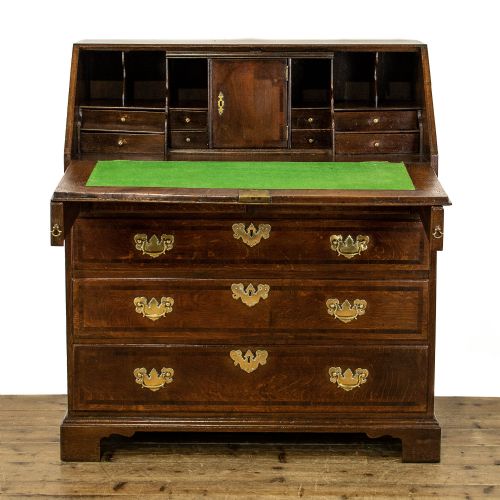 fig 1. George III Antique Oak Bureau