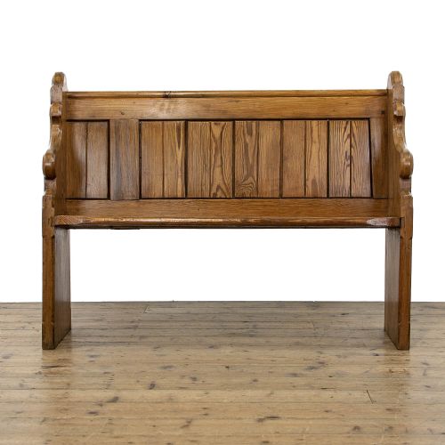fig 2. Antique Pitch Pine Pew