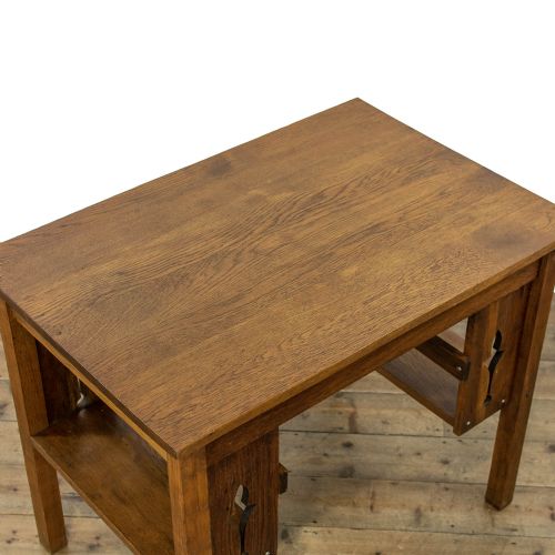 fig 2. Antique Arts & Crafts Oak Desk