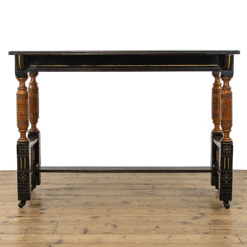 fig 1. Antique Aesthetic Ebonised Table