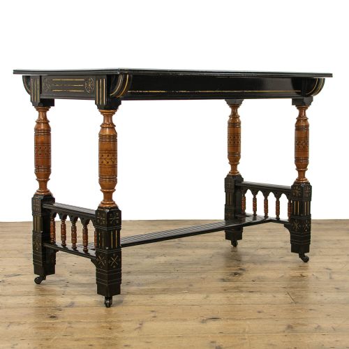 fig 2. Antique Aesthetic Ebonised Table