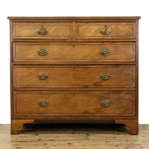 Georgian Antique Mahogany Chest of Drawers