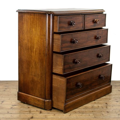fig 2. Victorian Antique Mahogany Chest of Drawers