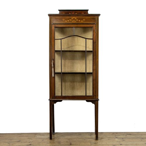 Edwardian Antique Mahogany Glass Display Cabinet