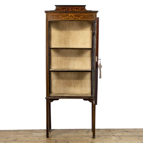 fig 2. Edwardian Antique Mahogany Glass Display Cabinet