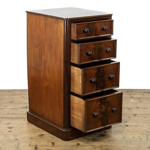 fig 2. Antique Mahogany Pedestal Chest of Drawers