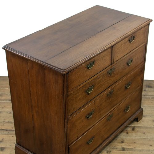 fig 2. Georgian Antique Elm Chest of Drawers