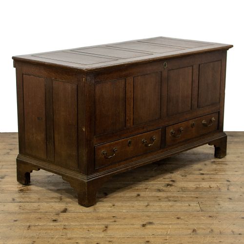 Georgian Antique Oak Mule Chest