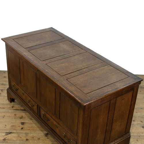 fig 1. Georgian Antique Oak Mule Chest