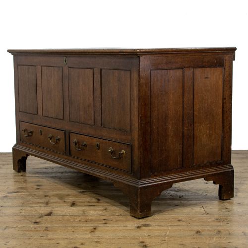 fig 2. Georgian Antique Oak Mule Chest