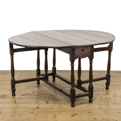 Georgian Antique Oak Gateleg Table