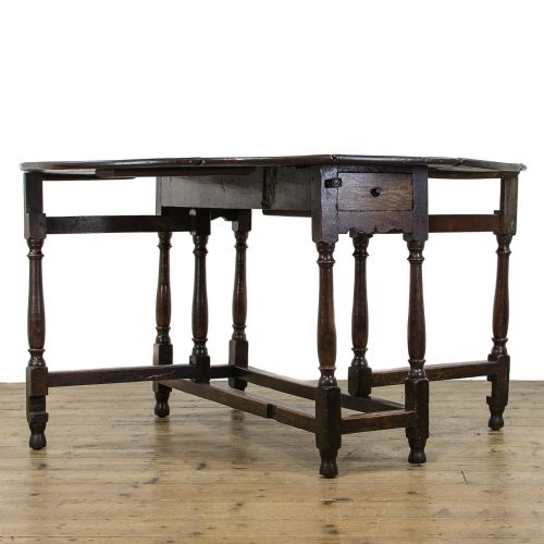 fig 2. Georgian Antique Oak Gateleg Table