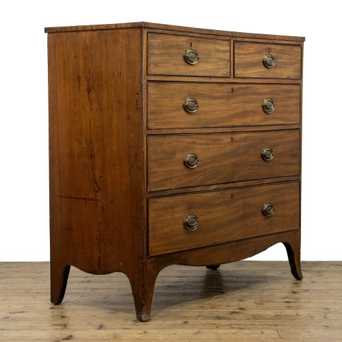 fig 2. Regency Antique Mahogany Chest of Drawers