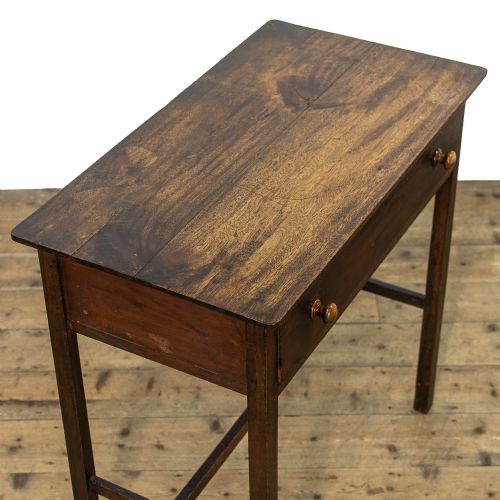 fig 2. Early 20th Century Antique Oak Side Table